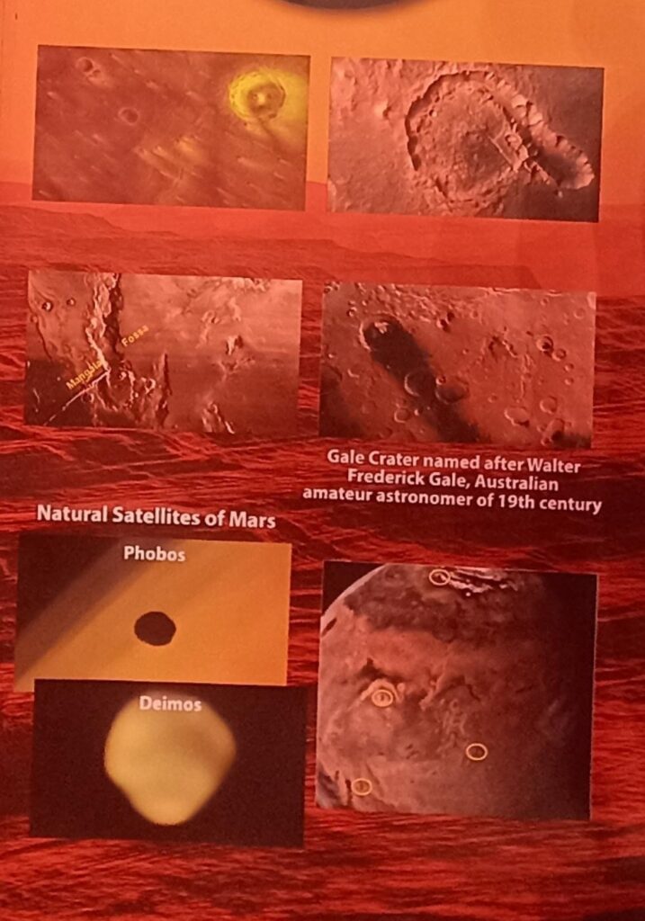 Collage of Images Captured during Mars Expedition